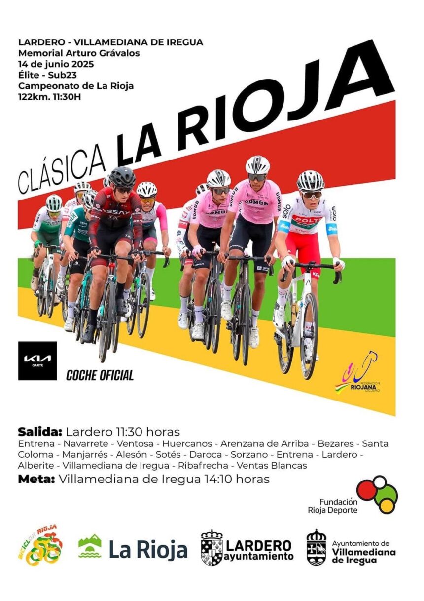 El Pelotón PREVIA | La Clásica de La Rioja, en la rampa de salida para celebrar otra edición colmada de los mejores equipos del pelotón amateur Cartel de la Clásica La Rioja-Memorial Arturo Grávalos 2025
