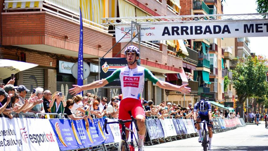 El Pelotón Óscar Orts y Jaume Barceló (Polti VisitMalta U19), stagiaires con el Technosylva Maglia Rower Bembibre Polti VisitMalta Jaume Barceló Cursa Llobregat