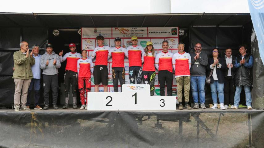 El Pelotón Kira Zamora y Alex Marín triunfan en el DH Molinos O Paramo DH Molinos O Paramo RFEC