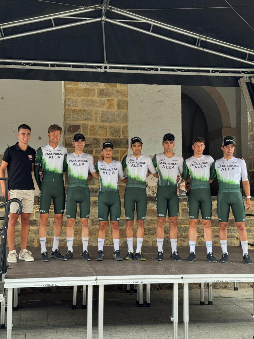 Gran día del Caja Rural-Alea en Antzuola (Foto: @filialcajarural)