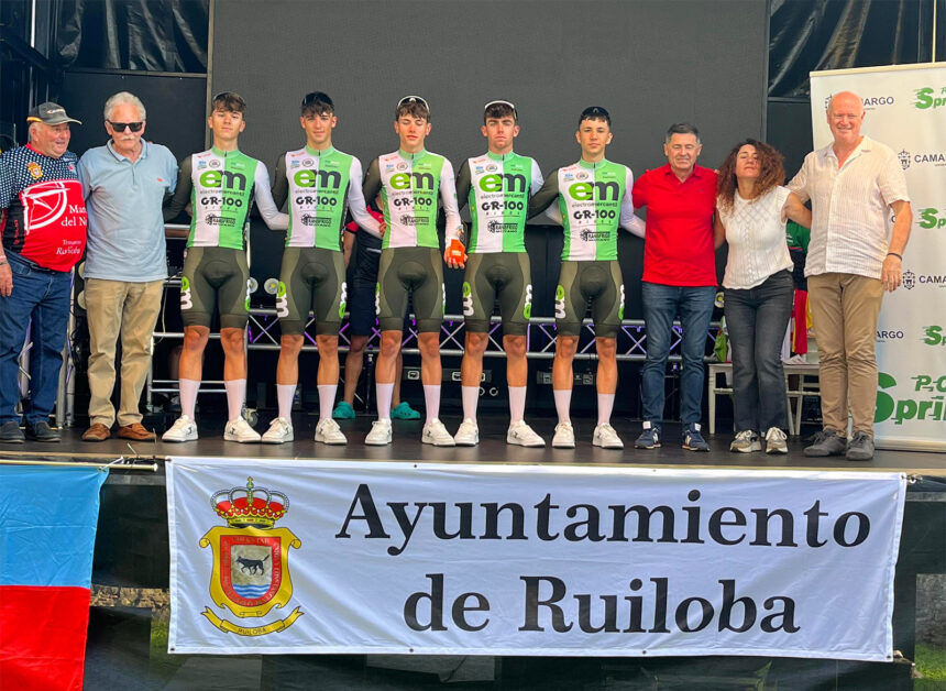 El Pelotón Álvaro Domínguez (Electromercantil-GR100) protagonismo, etapa y podio final en el Circuito Cántabro Júnior Electromercantil GR100 Circuito Cántabro