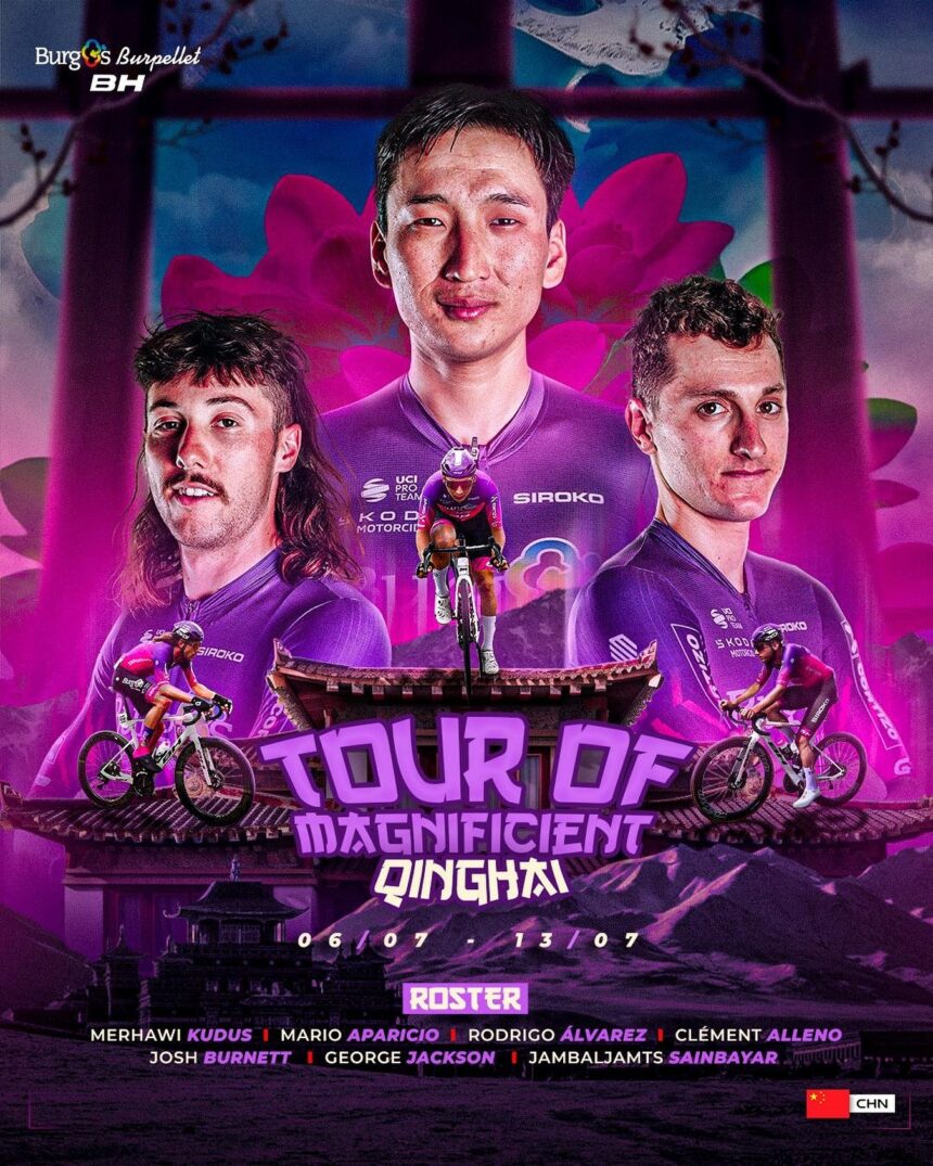 El Pelotón El Burgos Burpellet BH buscará nuevos triunfos en Qinghai Burgos Burpellet BH Tour of Magnificent Quingkai