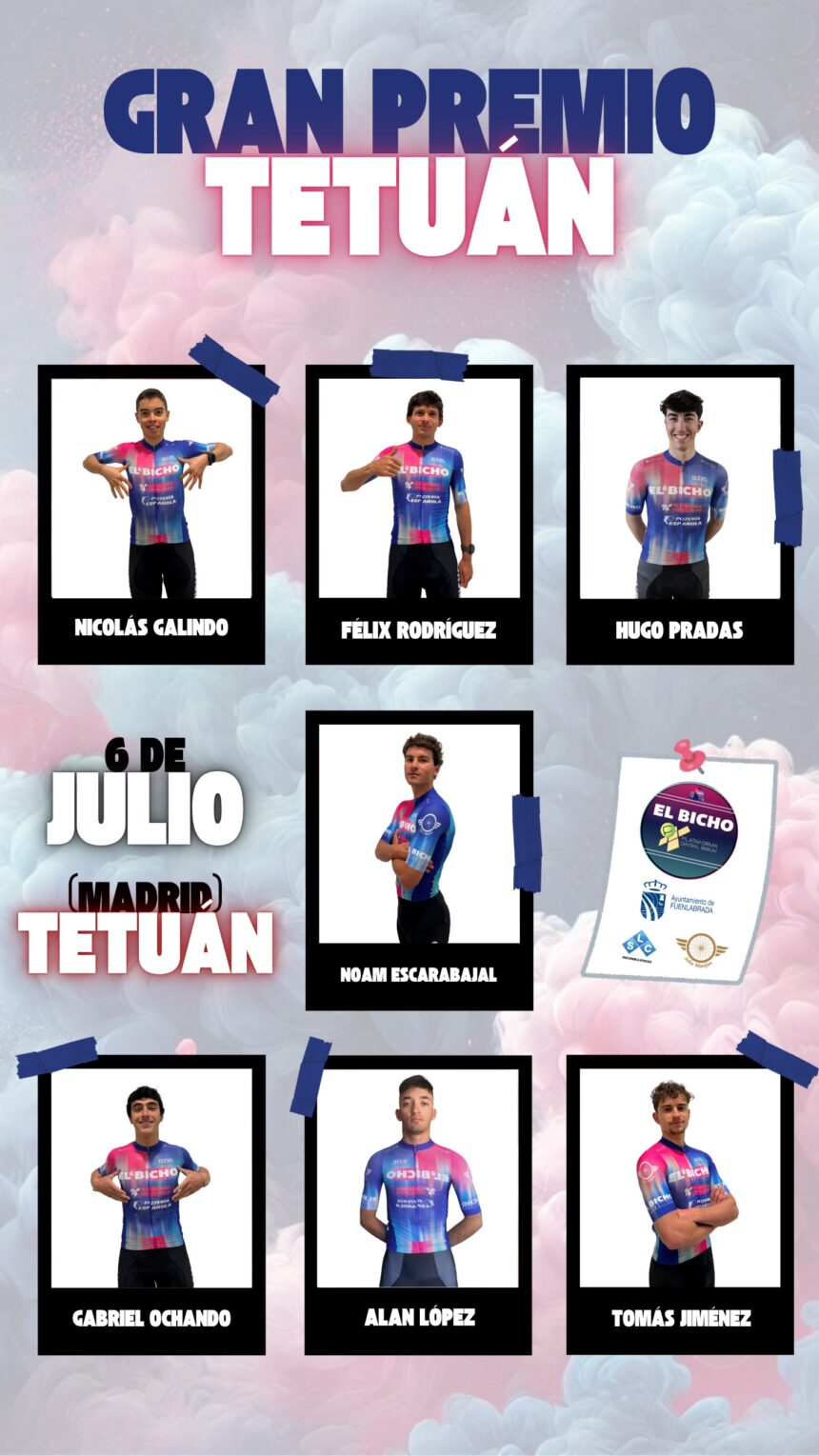 El Pelotón El Bicho - Plataforma Central Iberum se une una edición más al pelotón del Gran Premio de Tetuán El Bicho - Plataforma Central Iberum se une una edición más al pelotón del Gran Premio de Tetuán