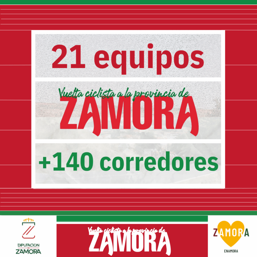 21 equipos participan en la Vuelta a la Provincia de Zamora 2025