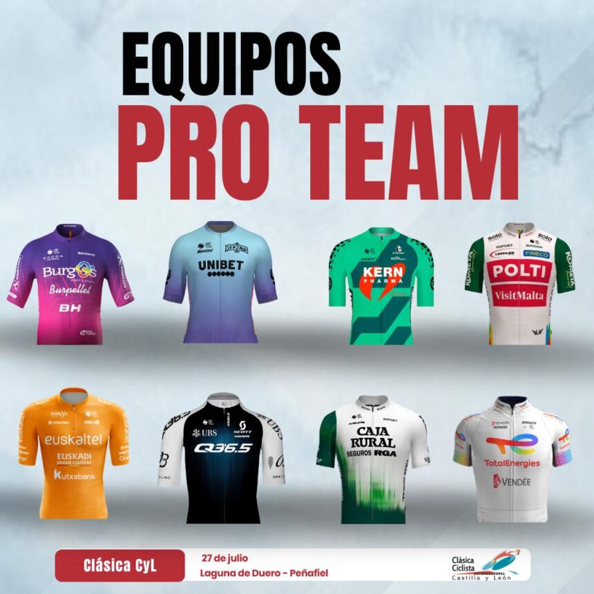 La Clásica Castilla y León contará con la participación de 8 estructuras ProTeam