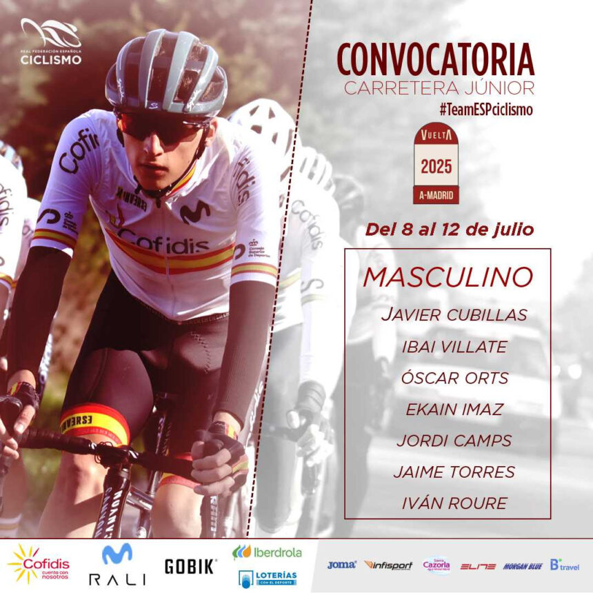 El Pelotón La Selección Española júnior masculina disputará la Vuelta a Madrid sub-23 Vuelta Madrid sub-23 RFEC