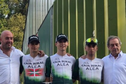 Gorka Corres, ganador de la prueba de Gernika 2025 (Foto: @FilialCajaRural)