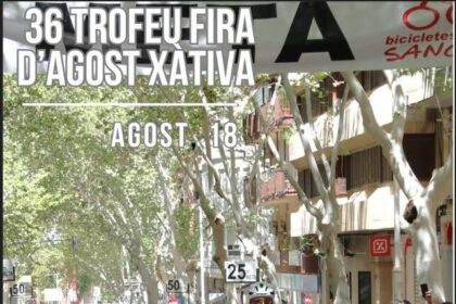 Cartel del 36º Trofeu Fira d'Agost de Xàtiva 2025