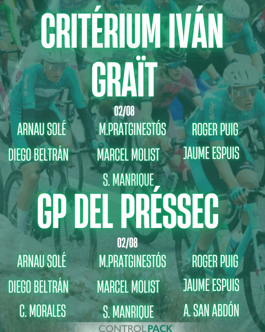 Controlpack Critèrium Iván Graït y en El Morell