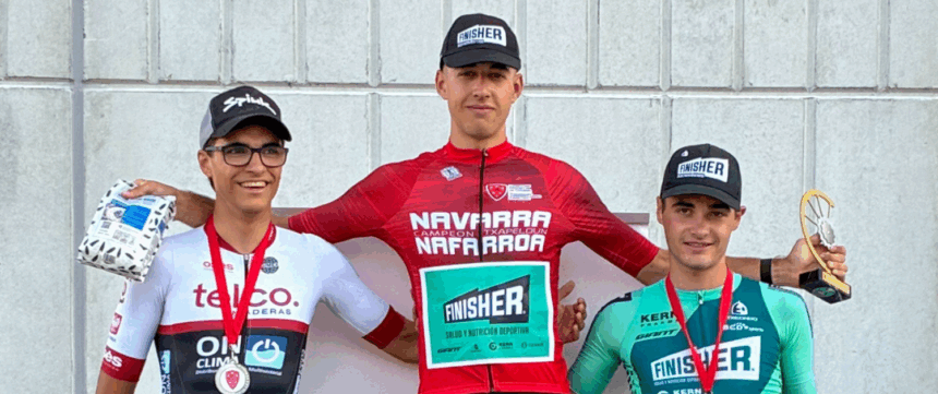 El Pelotón El Equipo Finisher suma dos victorias y un podio en Navarra, Muxika y Ávila Iker Gómez, campeón navarro contrarreloj con el Equipo Finisher