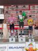 Podio de Beasain 2025 con Lospitao como ganador (Foto: @FilialCajaRural)