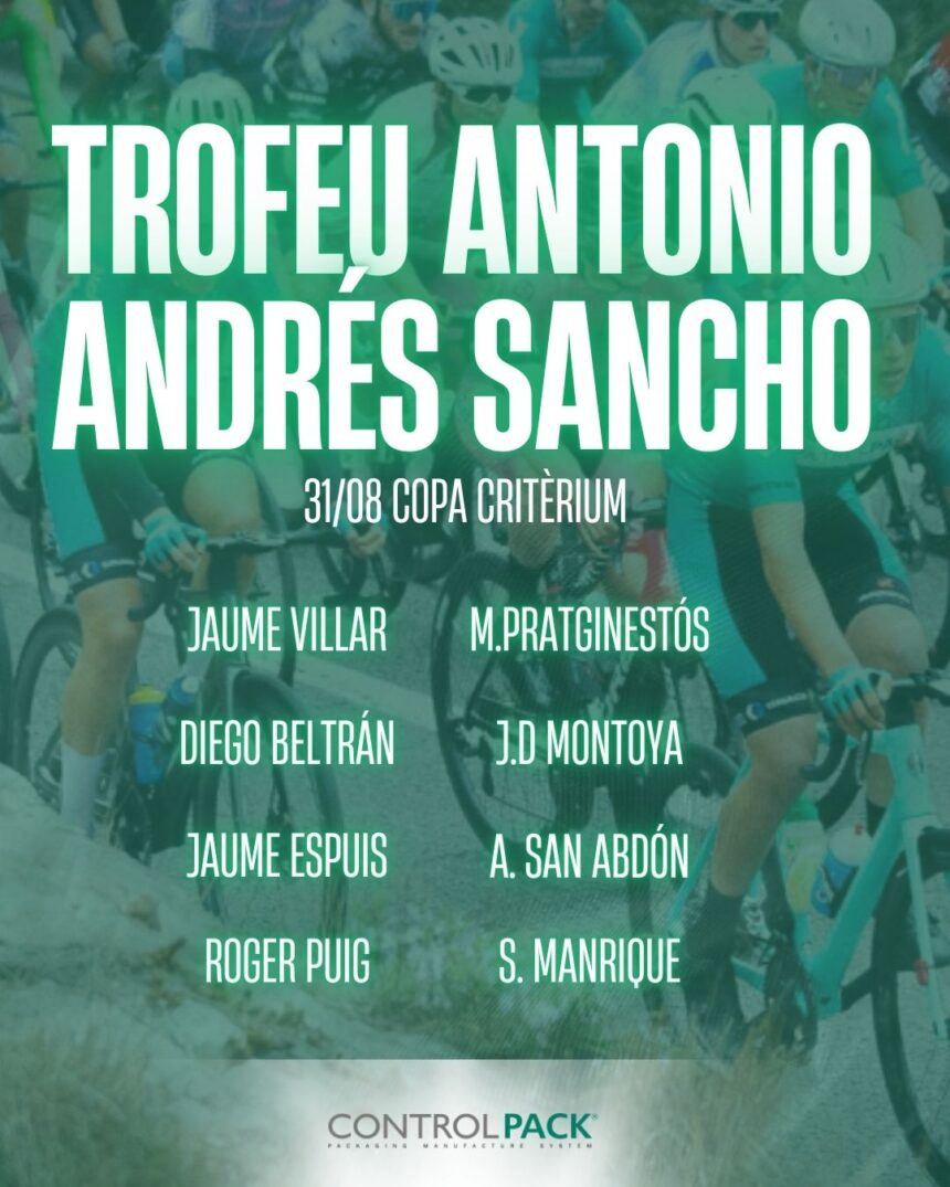 El Pelotón El Controlpack buscará seguir en la senda de la victoria en Sants Juneda