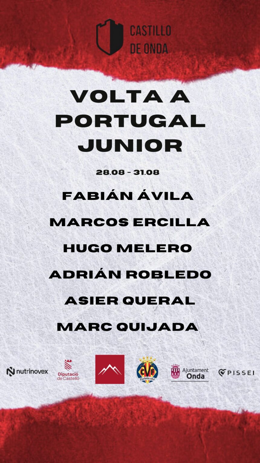 El Castillo de Onda se desplaza a la Volta a Portugal Junior