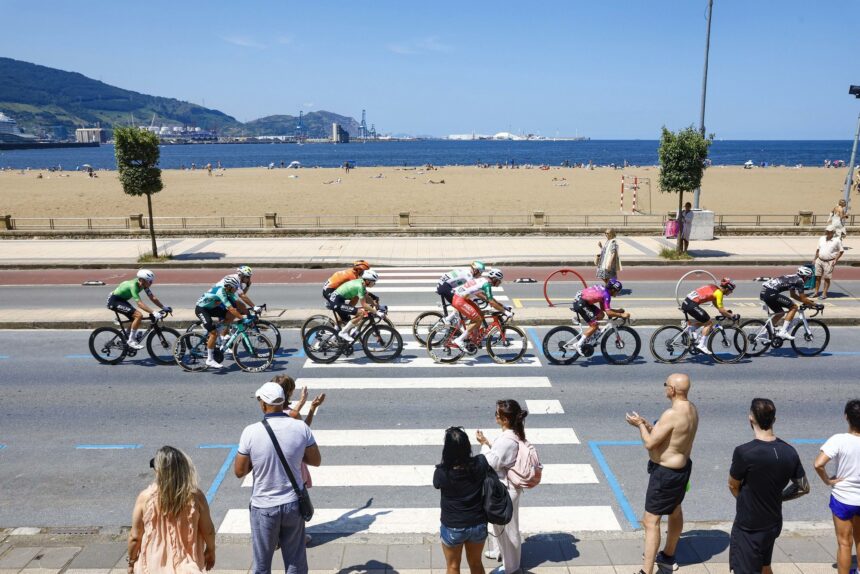 El Pelotón Polti VisitMalta, cerca del top-10 y en la escapada de Getxo Polti VisitMalta Circuito de Getxo