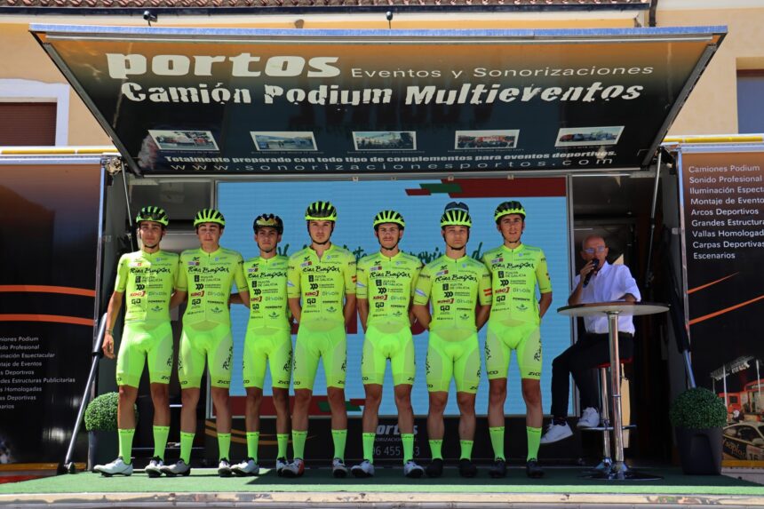 El Pelotón Adrián Fajardo (Vigo Rías Baixas) se doctora como jefe de filas en la Vuelta a Zamora Vigo Rías Baixas Zamora