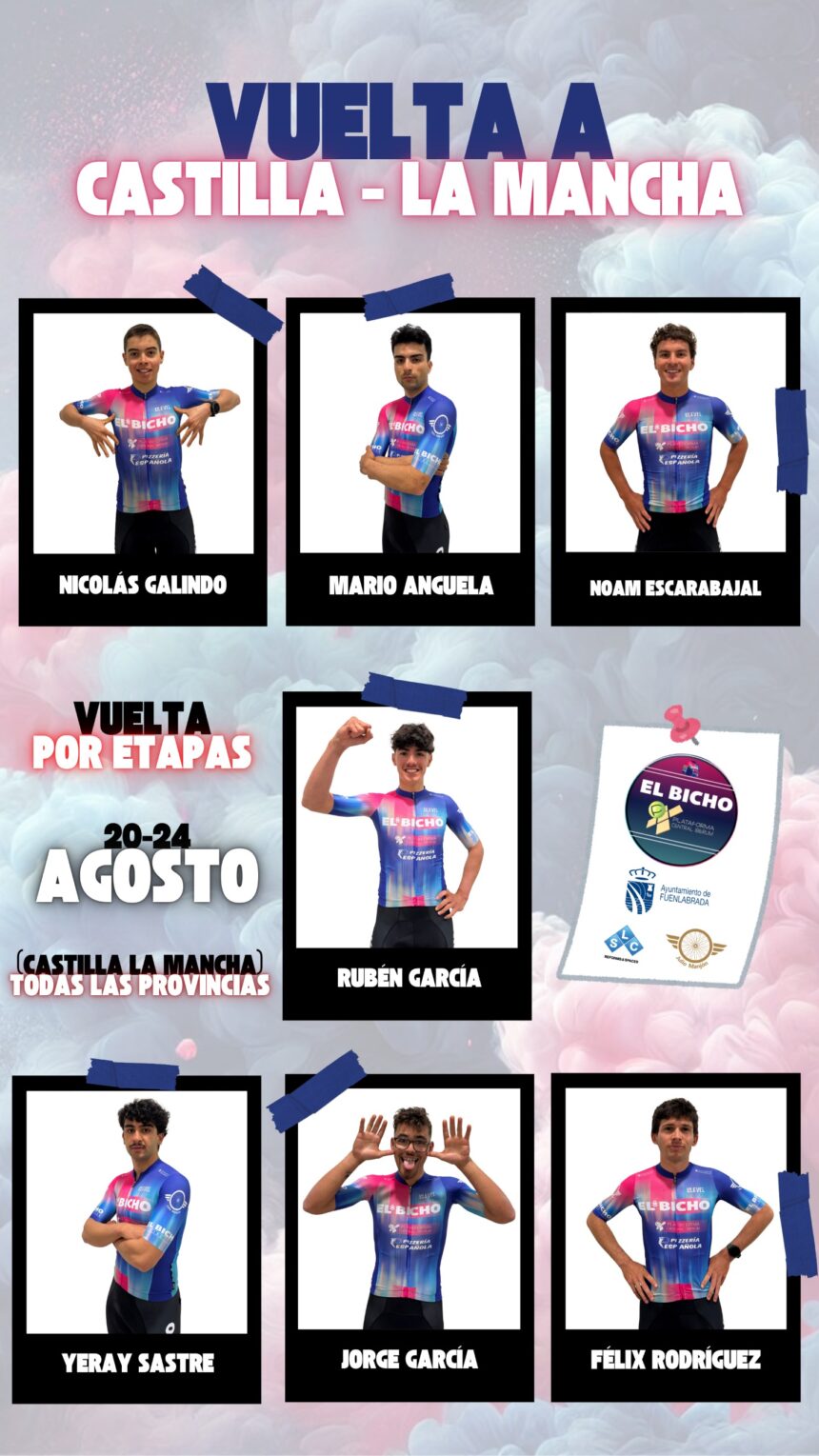 El Pelotón El Bicho - Plataforma Central Iberum se enfrenta a la Vuelta a Castilla - La Mancha en un estado de forma pletórico El Bicho - Plataforma Central Iberum se enfrenta a la Vuelta a Castilla - La Mancha en un estado de forma pletórico