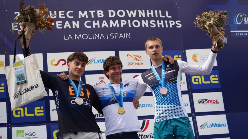 Oriol Cuadrat subcampeón de Europa júnior de Descenso