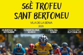 Cartel del 56º Trofeu Sant Bertomeu de La Sènia 2025