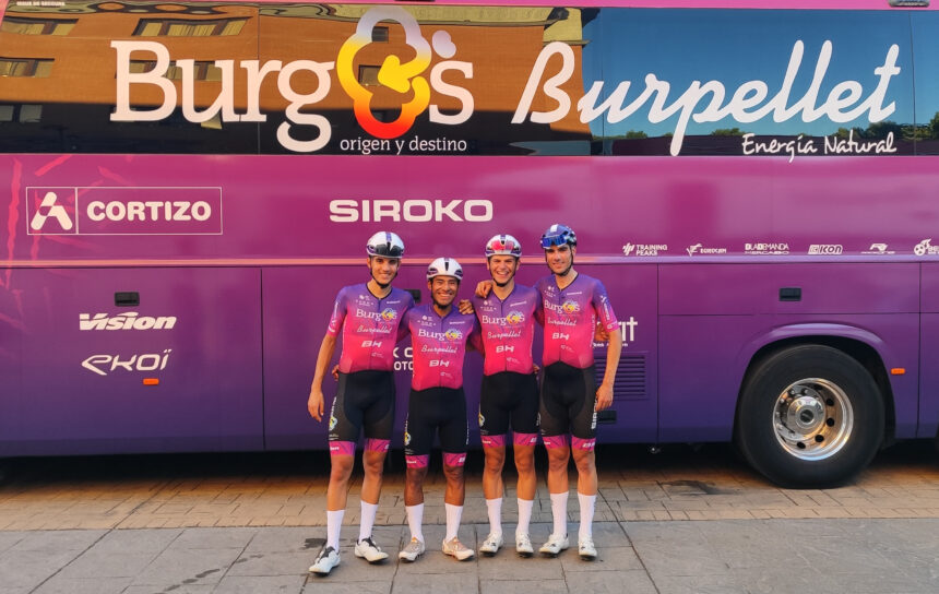 El Pelotón El Burgos Burpellet BH completa con pundonor La Vuelta más complicada Burgos Burpellet BH La Vuelta