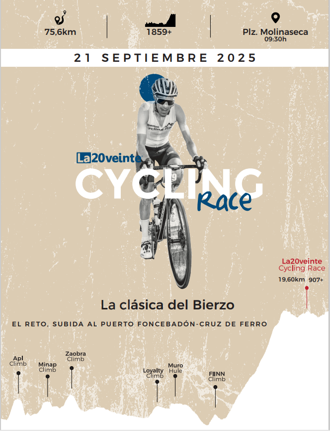 Cartel de VII La20Veinte Cycling Race 2025