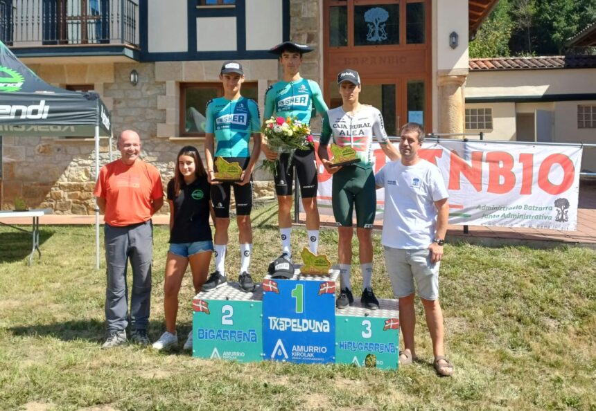 Podio final en Beranbio. Foto: @FilialCajaRural