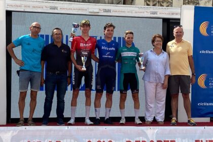 Podio en La Sènia 2025 con Gomiz, Figuls y Espuis