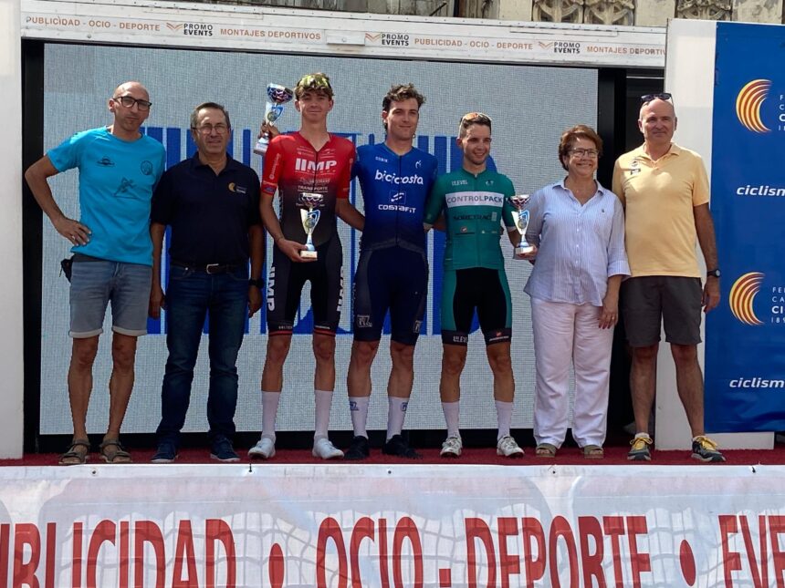 Podio en La Sènia 2025 con Gomiz, Figuls y Espuis