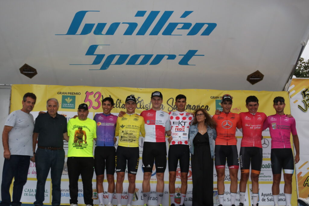 Vuelta a Salamanca etapa 1 pódium