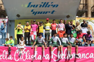 Pódium Vuelta Salamanca