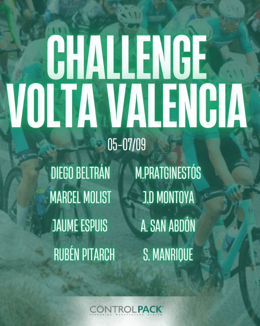 El Pelotón Nuevo desafío para el Controlpack en la Challenge Volta Valencia Nuevo desafío para el Controlpack en la Challenge Volta Valencia
