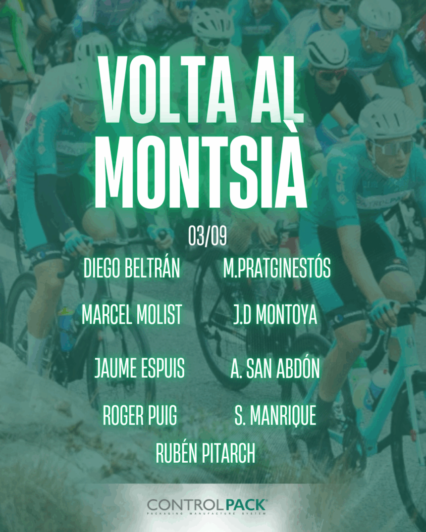 El Pelotón El Controlpack acude con ambición a la Volta al Montsià El Controlpack acude con ambición a la Volta al Montsià