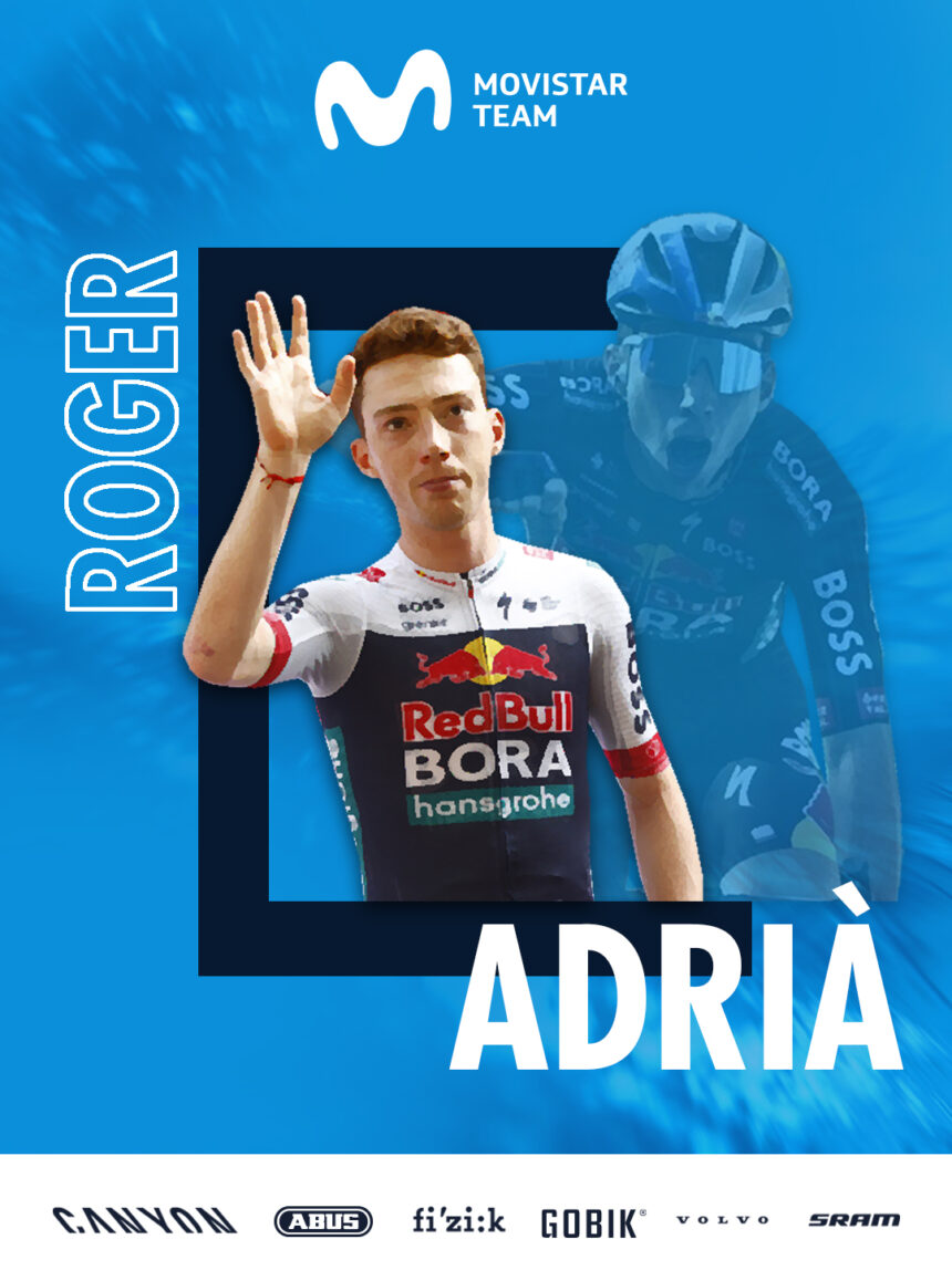 El Pelotón Roger Adrià ficha por Movistar Team hasta 2028 Roger Adriá Movistar Team