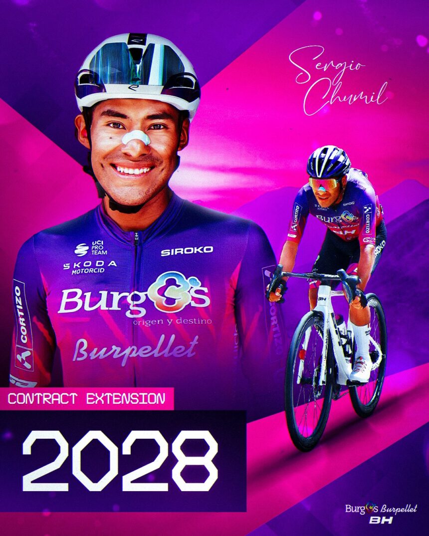 El Pelotón Sergio Chumil y el Burgos Burpellet BH, juntos hasta 2028 Sergio Chumil Burgos Burpellet BH