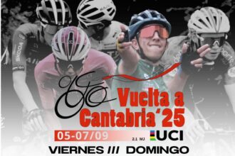 Cartel Vuelta a Cantabria Junior UCI