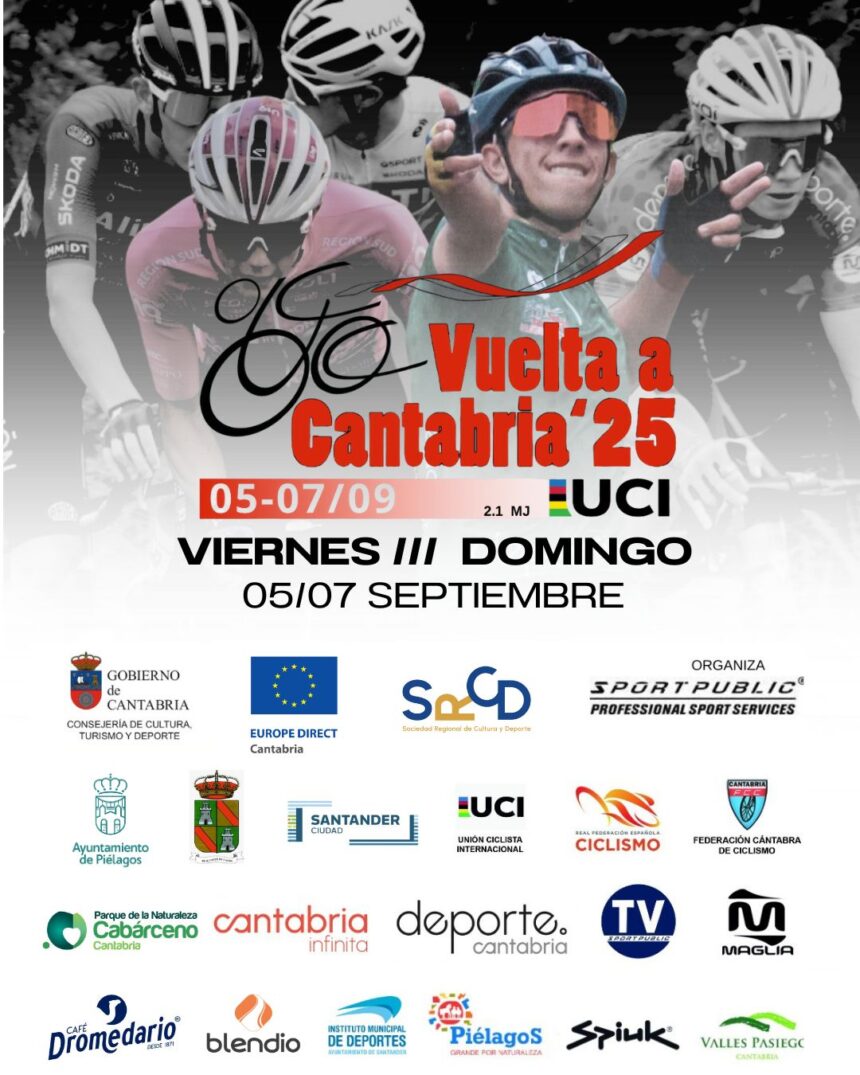 El Pelotón PREVIA | La Vuelta a Cantabria será el epicentro internacional del ciclismo junior Cartel Vuelta a Cantabria Junior UCI