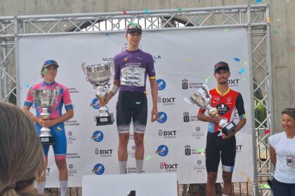 Victoria y pódium de José Carlos Suárez en la Vuelta a Tenerife