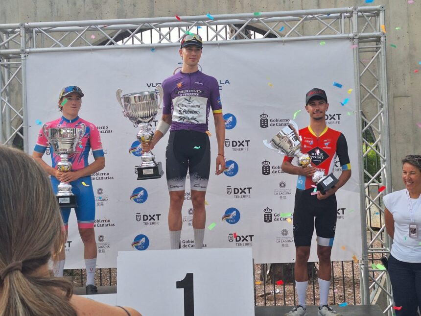 Victoria y pódium de José Carlos Suárez en la Vuelta a Tenerife