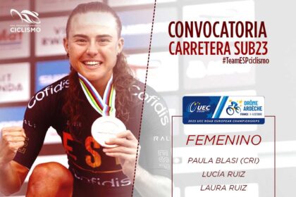 Convocatoria de la Selección Española sub23 para el Campeonato de Europa de Carretera 2025