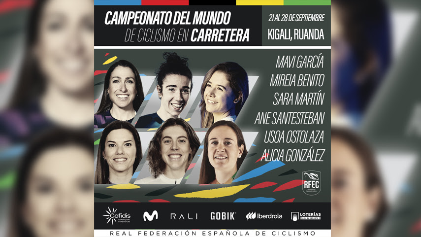 El Pelotón La Selección Española élite femenina afronta con ilusión el exigente Mundial de Kigali RFEC Campeonato del Mundo Kigali Fem