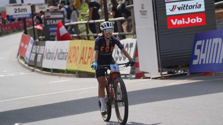 El Pelotón Lorena Patiño logra entrar en el top-10 del Campeonato del Mundo júnior de XCO Lorena Patiño RFEC Campeonato del Mundo MTB
