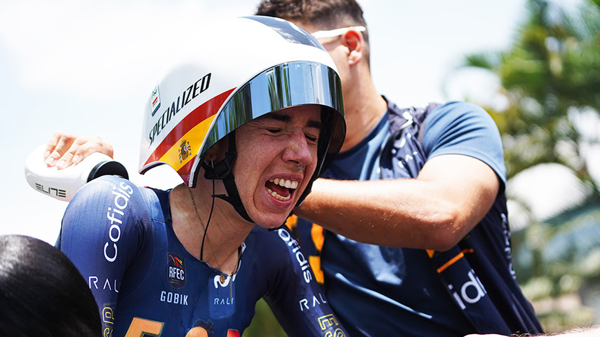 El Pelotón Benito entra en el Top-10 y Romeo lo acaricia en las contrarrelojes élite del Mundial de Kigali RFEC Mireia Benito Kigali