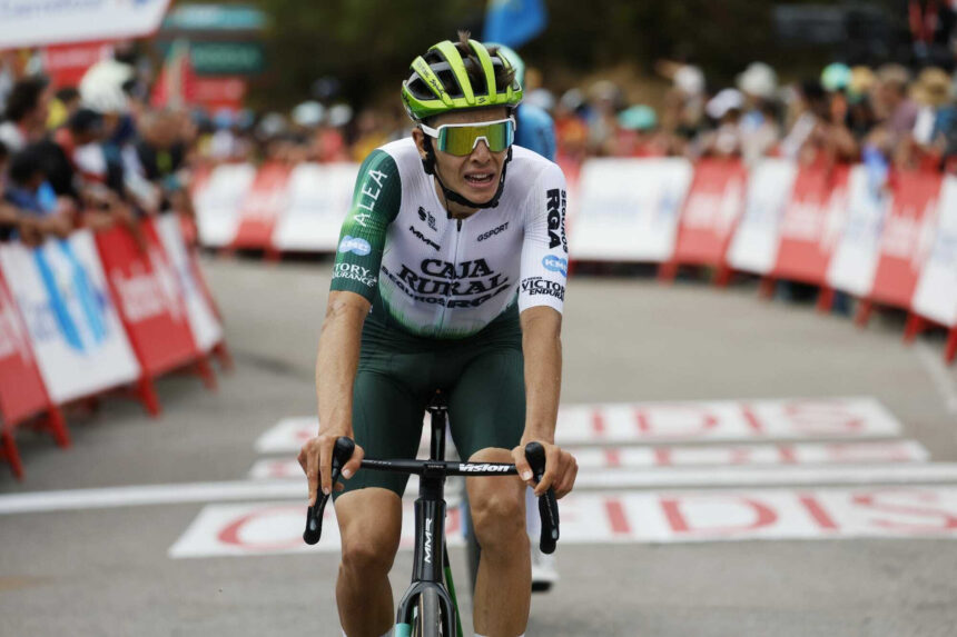 El Pelotón Abel Balderstone y Jaume Guardeño (Caja Rural Seguros RGA) se aúpan al top-15 de la general de La Vuelta Jaume Guardeño Caja Rural Seguros RGA La Vuelta