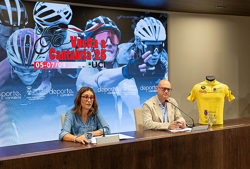 El Pelotón Presentada la Vuelta a Cantabria Junior UCI 2025 Susana Ruiz Domingo Agudo Sportpublic Vuelta Cantabria