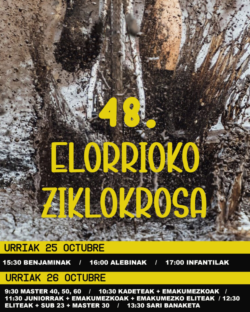 Elorrioko Ziklokrosa: el barro y la tradición regresan a las campas vizcaínas