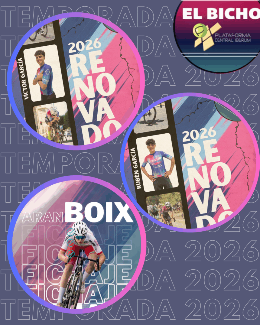 Primeros corredores confirmados de El Bicho - Plataforma Central Iberum para la temporada 2026