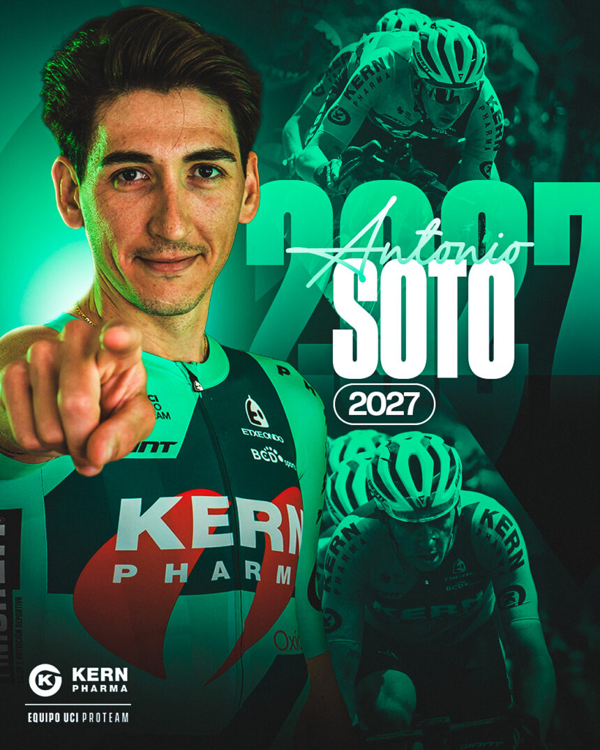 El Pelotón Antonio Soto amplía su contrato con el Equipo Kern Pharma Antonio Soto amplía su contrato con el Equipo Kern Pharma