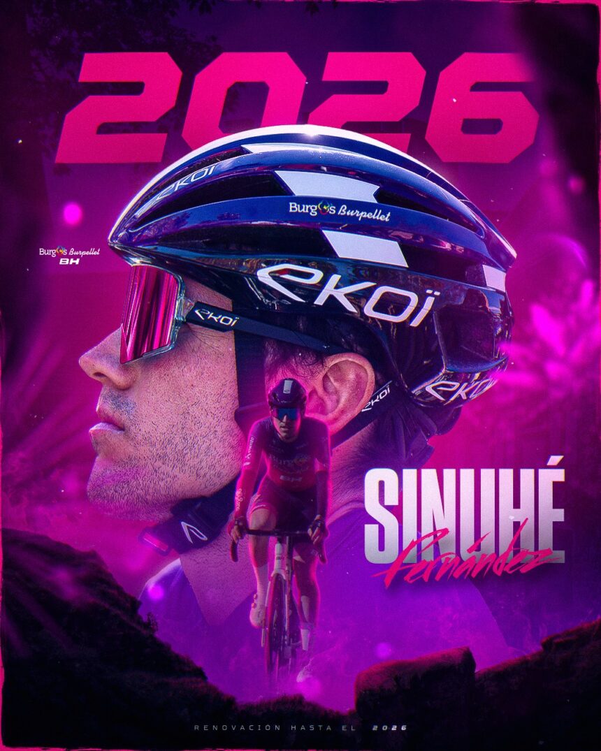 El Pelotón Sinuhé Fernández seguirá creciendo con el Burgos Burpellet BH en 2026 Sinuhé Fernández Burgos Burpellet BH