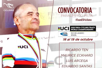 Convocatoria de la Selección Española para el Mundial de ciclismo paralímpico en pista de Río de Janeiro