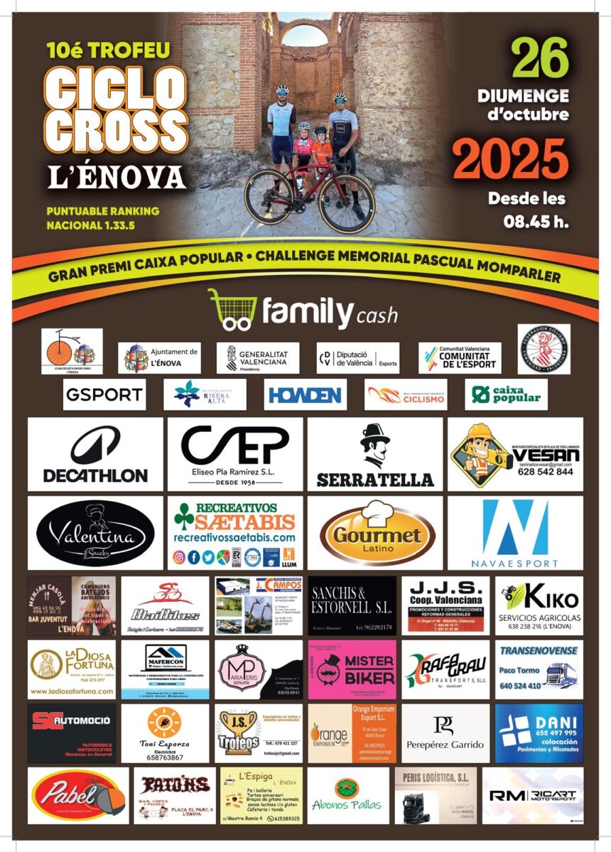 L’Énova afila la Challenge: ritmo y tablones bajo los olivos 2025