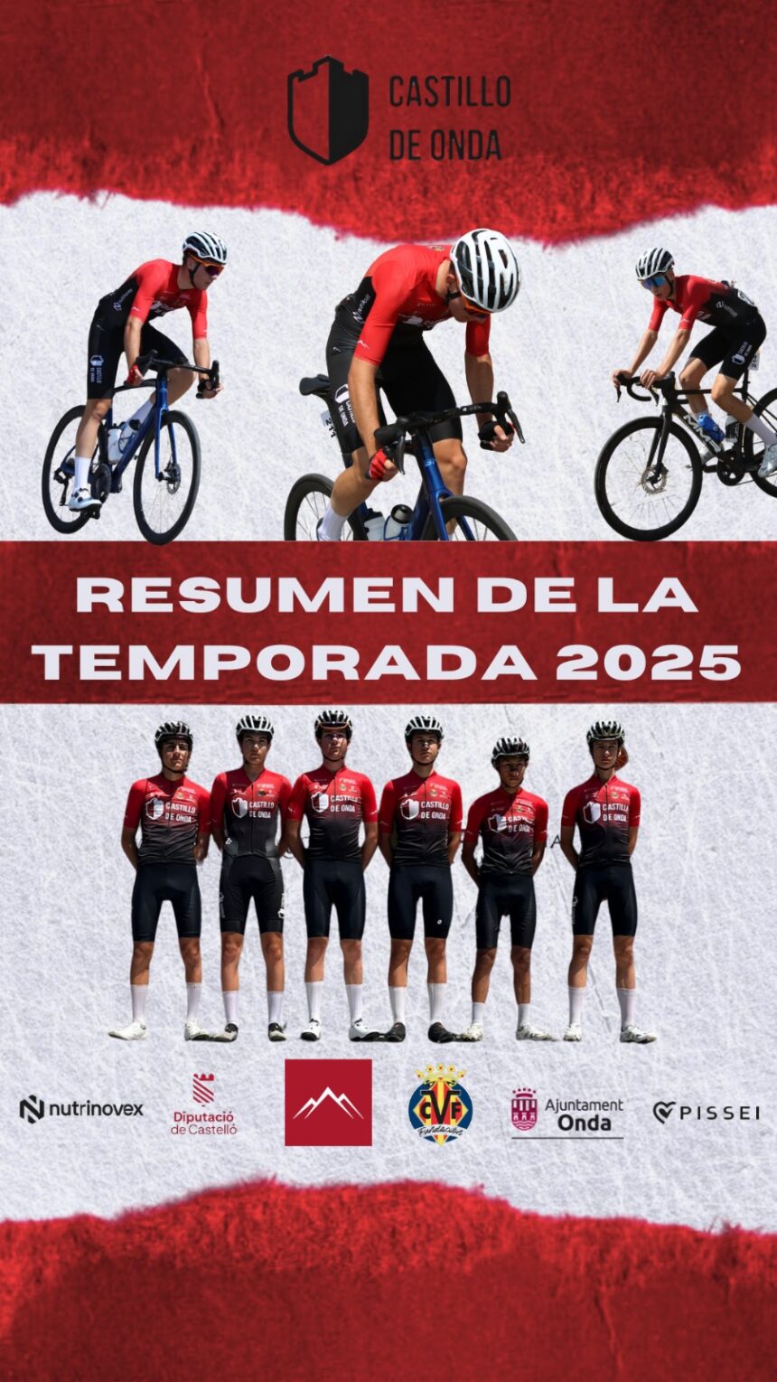El Pelotón El Castillo de Onda cierra la temporada 2025 con un balance positivo El Castillo de Onda cierra la temporada 2025 con un balance positivo